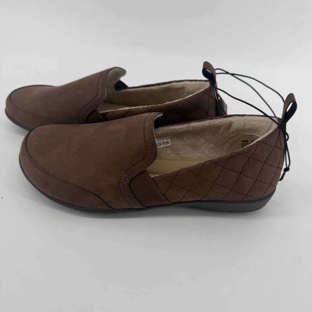 J Sport by Jambu Lisa Brown Faux‎ Suede Quilted Slip On Shoes S5LSA34 Womens 9 - Picture 2 of 7